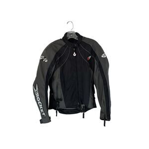 Joe Rocket Motorcycle Jacket Biker Leather Women's Black‎ Padded Mesh Small